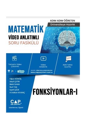Resim Çap Yayınları Üniversiteye Hazırlık Matematik Fonksiyonlar 1 Konu Anlatımlı Soru Bankası