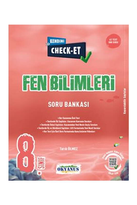 resm Okyanus Yayıncılık 8. Sınıf Kendini Check Et Fen Bilimleri Soru Bankası