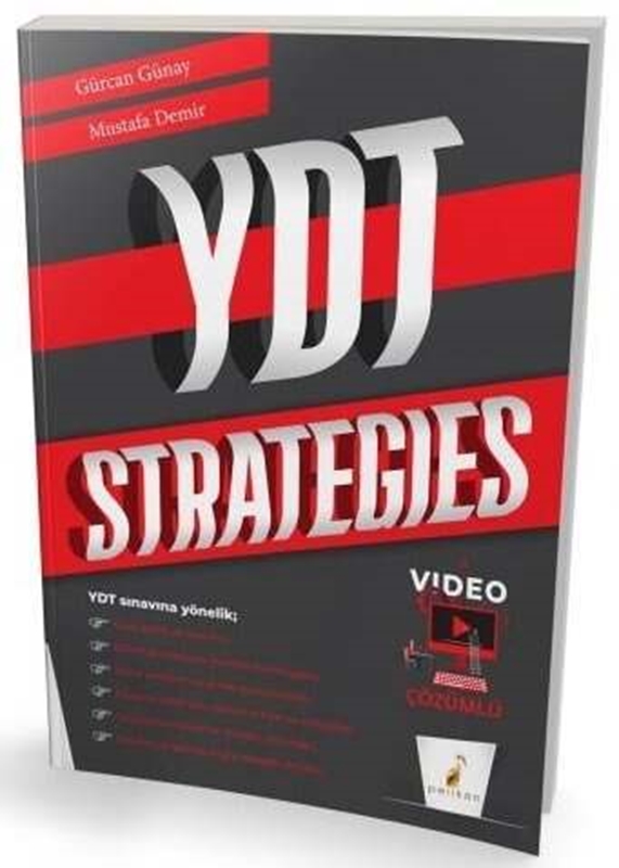 resm Pelikan Yayınları YDT Strategies Video Çözümlü Soru Bankası