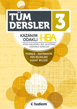 Resim 3.Sınıf Tüm Dersler Kazanım Odaklı HBA