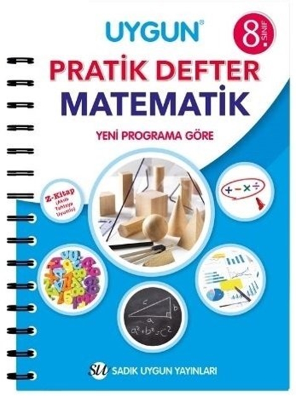 resm Sadık Uygun Yayınları 8. Sınıf Matematik Pratik Defter