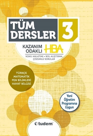 Resim 3.Sınıf Tüm Dersler Kazanım Odaklı HBA