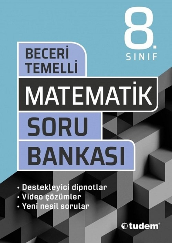resm 8. Sınıf LGS Matematik Beceri Temelli Soru Bankası Tudem Yayınları