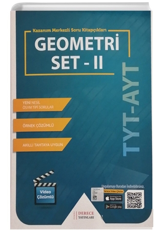 Resim Derece Yayınları TYT AYT Geometri Modüler Set II