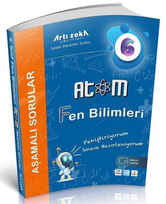 resm Artı Zeka 6. Sınıf Fen Bilimleri Atom Aşamalı Sorular