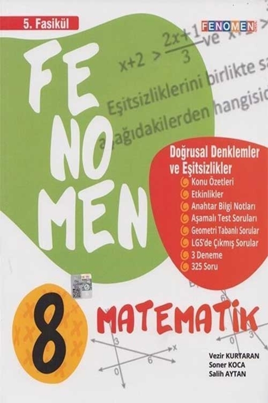 resm 8. Sınıf Matematik Fenomen Doğrusal ve Eşitsizlikler 5. Fasikül Gama Yayınları