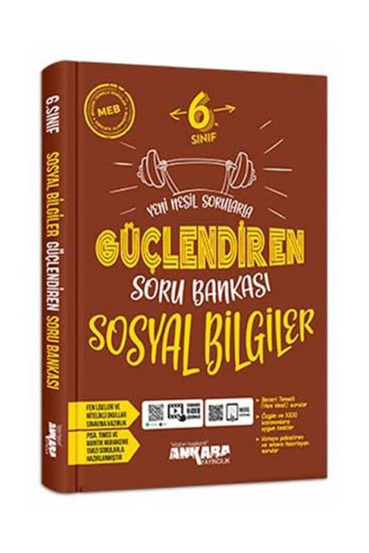 resm Ankara Yayıncılık 6.Sınıf Güçlendiren Sosyal Bilgiler Soru Bankası