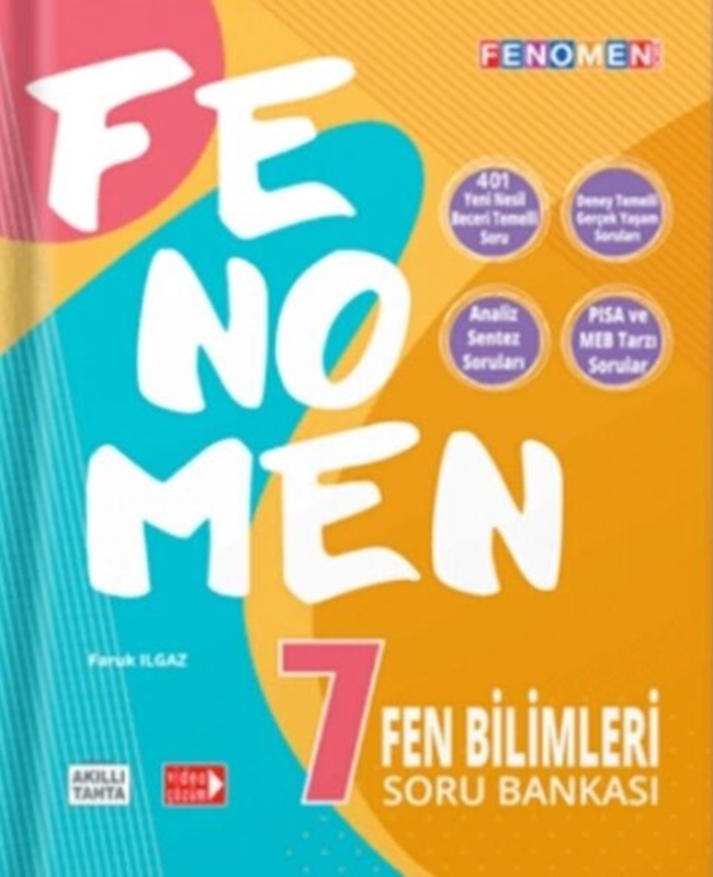 resm Gama Okul Yayınları 7. Sınıf Fen Bilimleri Fenomen Soru Bankası