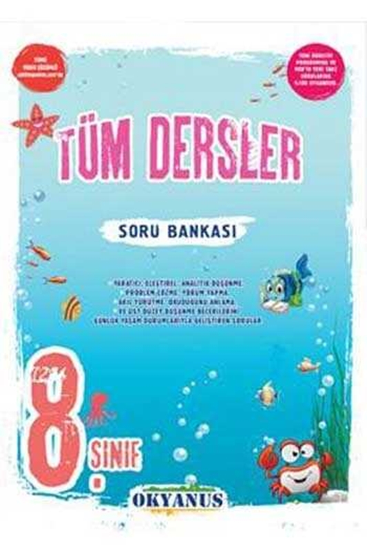 resm ​Okyanus Yayıncılık 8. Sınıf Tüm Dersler Soru Bankası