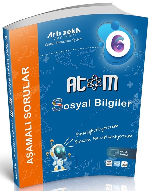 resm Artı Zeka 6. Sınıf Sosyal Bilgiler Atom Aşamalı Sorular