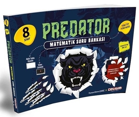 Resim Dinamo Yayınları 8. Sınıf Matematik Predator Soru Bankası