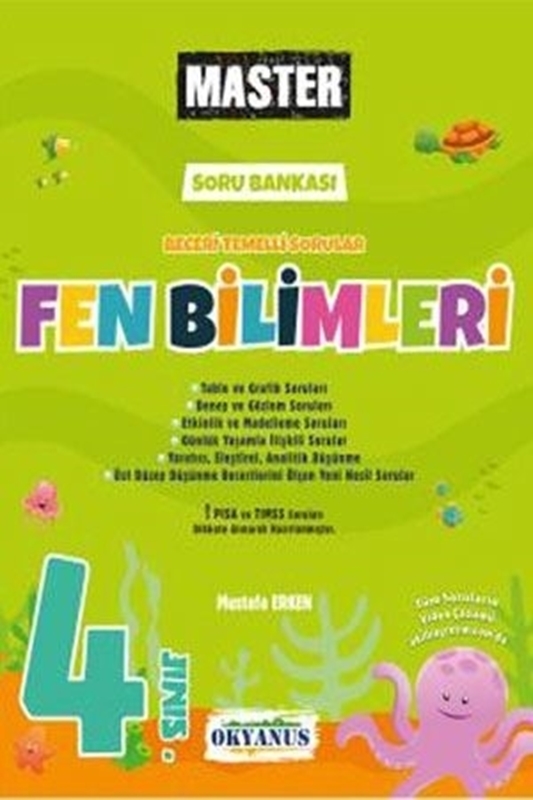 resm Okyanus Yayıncılık 4. Sınıf Fen Bilimleri Master Soru Bankası