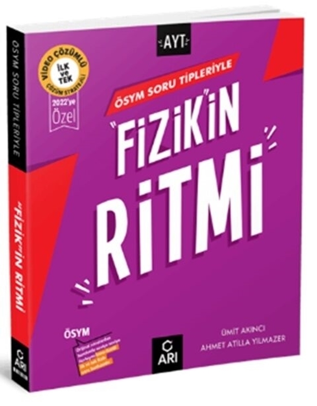 resm Arı Yayınları AYT ÖSYM Soru Tipleriyle Fiziğin Ritmi