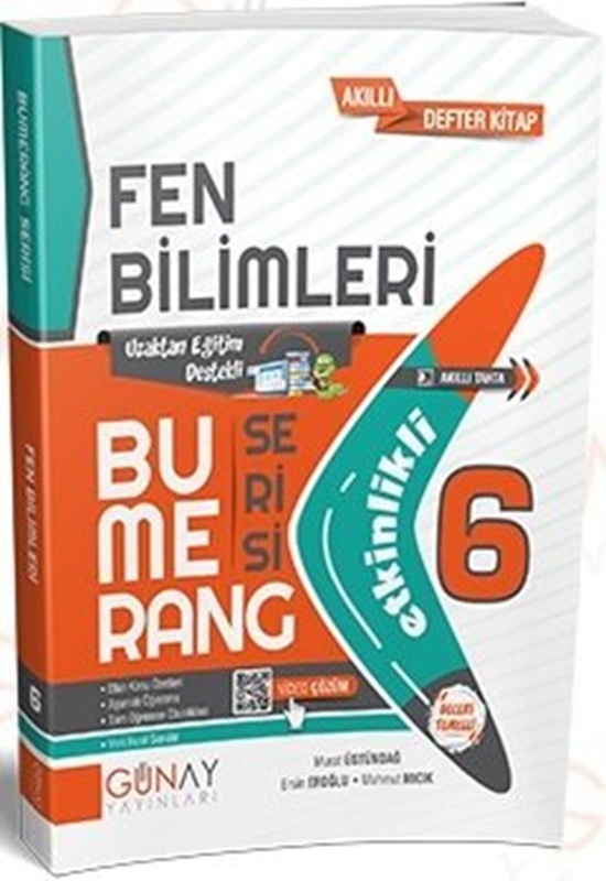 resm Günay Yayınları 6. Sınıf Bumerang Etkinlikli Fen Bilimleri