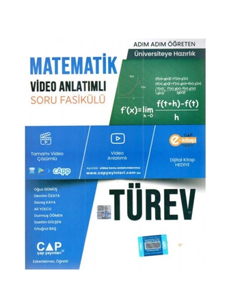 Resim Çap Yayınları Matematik Fasikülleri Türev Konu Anlatımlı Soru Bankası