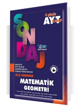Resim Yayın Denizi Yayınları AYT Matematik Geometri Pro 412 Soruda Sondaj Kamp