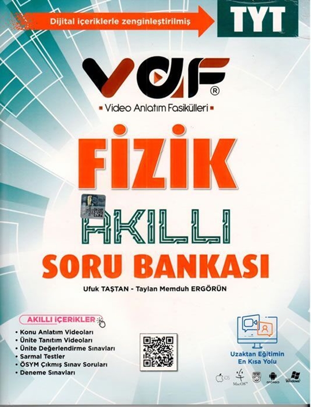resm Vaf Yayınları TYT Fizik Akıllı Soru Bankası
