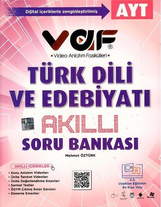 resm Vaf Yayınları AYT Türk Dili ve Edebiyatı Akıllı Soru Bankası