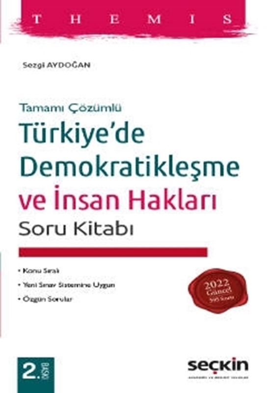 resm Tamamı ÇözümlüThemıs Türkiye'de Demokratikleşme ve İnsan Hakları Soru Kitabı