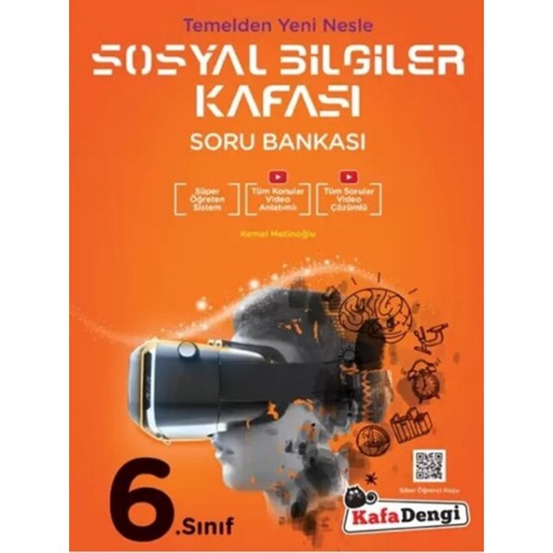 resm 6. Sınıf Sosyal Bilgiler Kafası Soru Bankası Kafadengi Yayınları