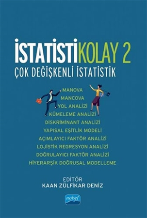Resim İstatistikolay 2 - Çok Değişkenli İstatistik Nobel Akademik Yayıncılık