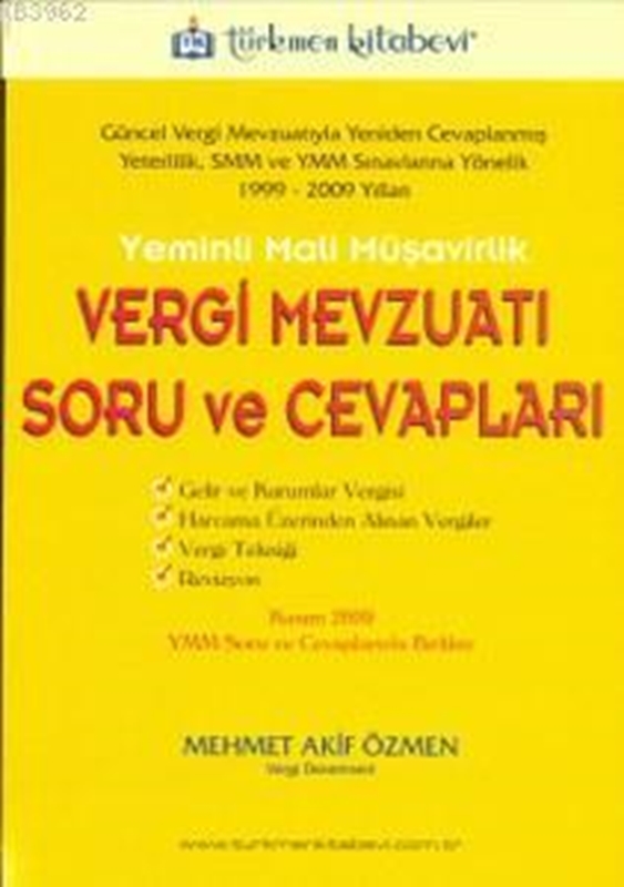 resm YMM Vergi Mevzuatı Soru ve Cevapları
