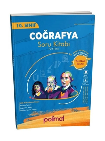 Resim Polimat Yayınları 10. Sınıf Coğrafya Soru Kitabı