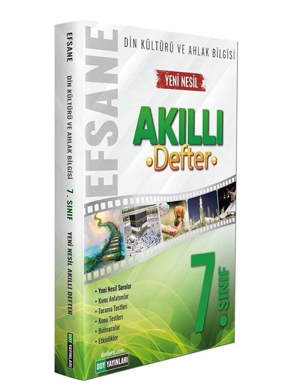 resm DDY Yayınları 7. Sınıf Din Kültürü ve Ahlak Bilgisi Efsane Akıllı Defter