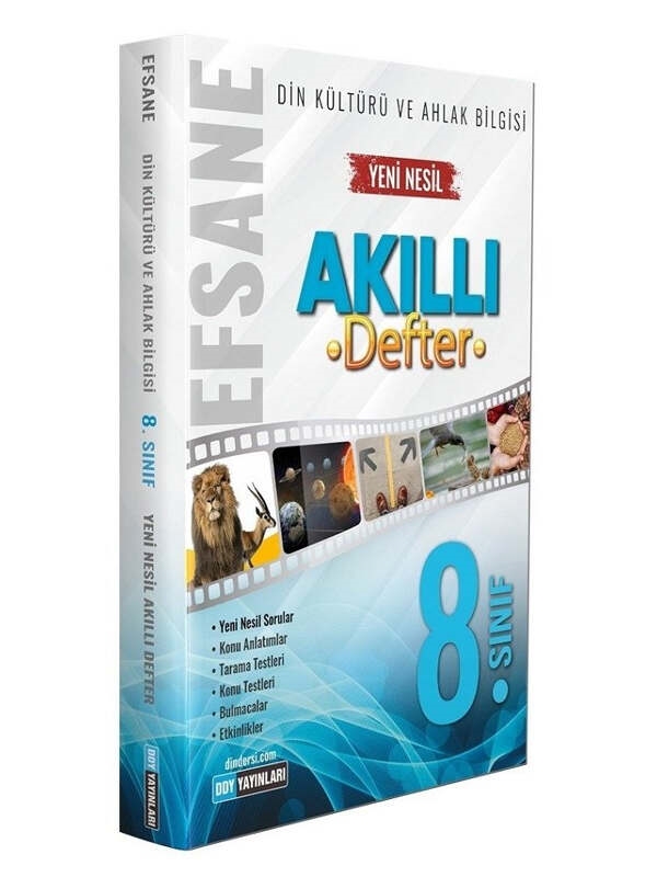 resm DDY Yayınları 8. Sınıf Din Kültürü ve Ahlak Bilgisi Efsane Akıllı Defter