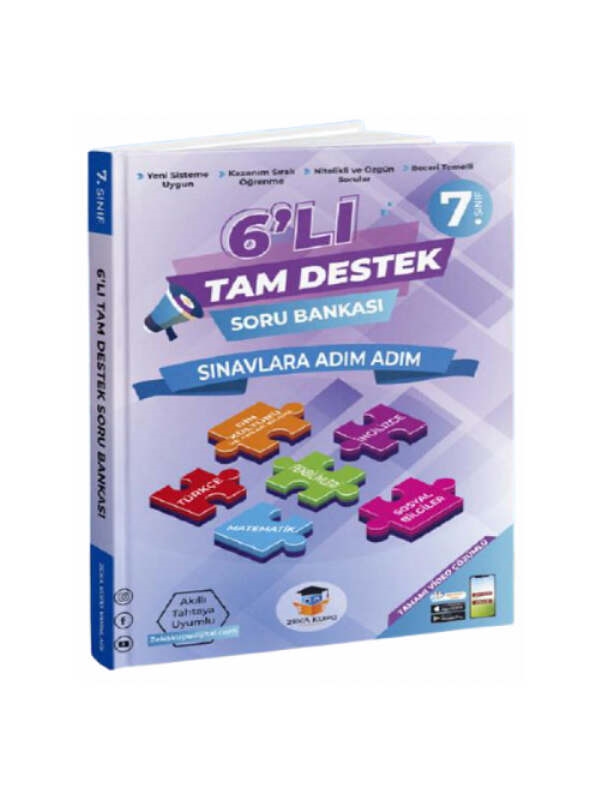 resm Zeka Küpü Yayınları 7. Sınıf 6 lı Tam Destek Soru Bankası