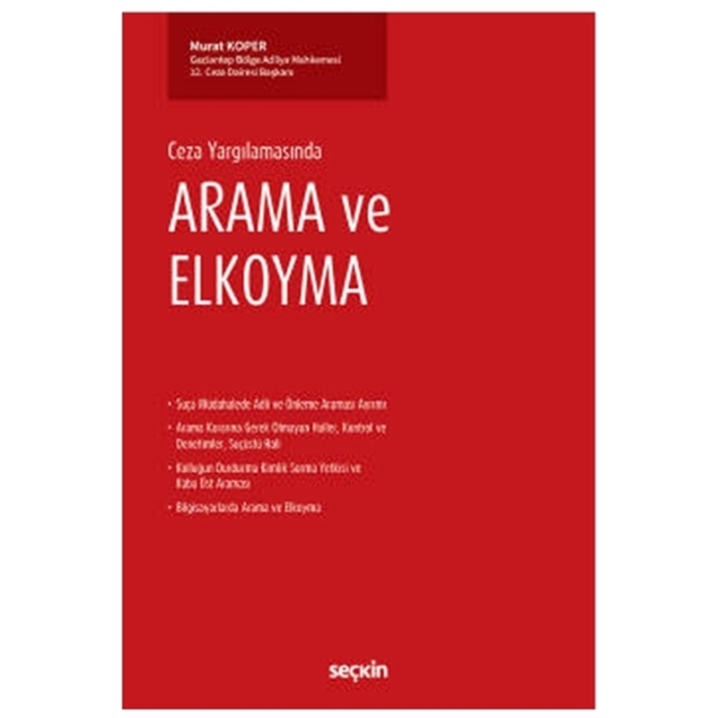 resm Arama ve Elkoyma