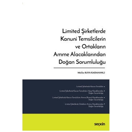 Resim Limited Şirketlerde Kanuni Temsilcilerin ve Ortakların Amme Alacaklarından Doğan Sorumluluğu