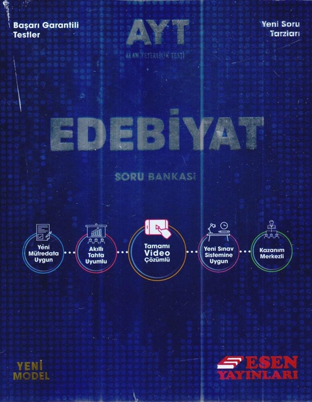 resm Esen Yayınları AYT Edebiyat Soru Bankası