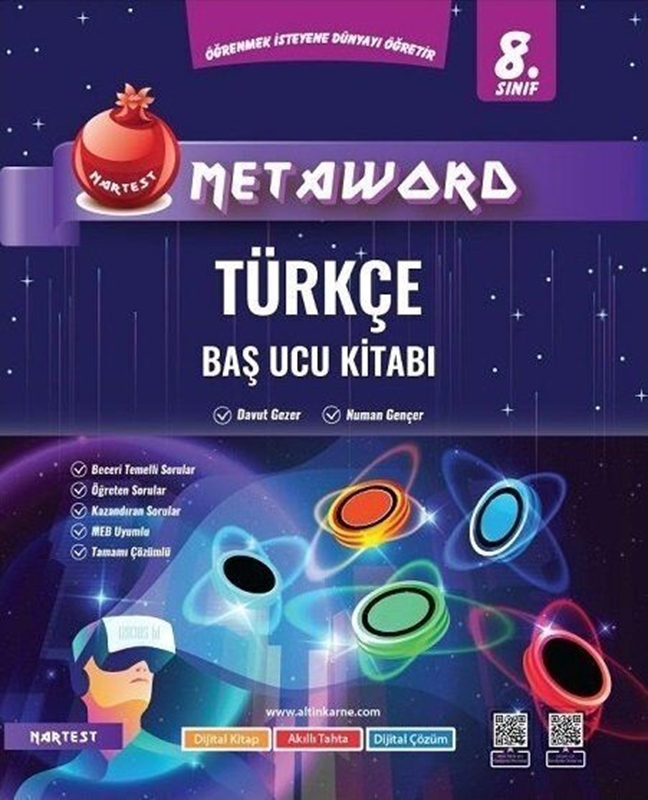 resm Nartest Yayınları 8. Sınıf Türkçe Metaword Baş Ucu Kitabı