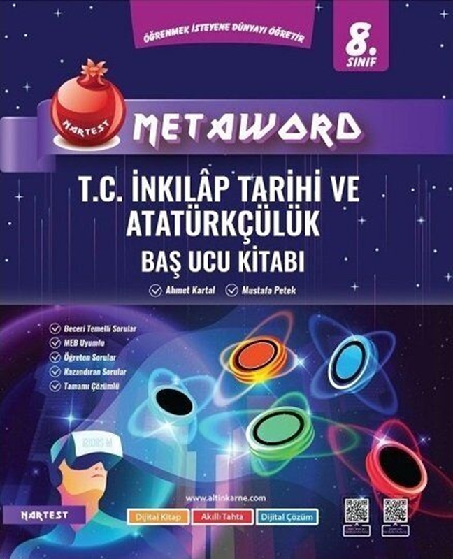 resm Nartest Yayınları 8. Sınıf T.C İnkılap Tarihi ve Atatürkçülük Metaword Baş Ucu Kitabı