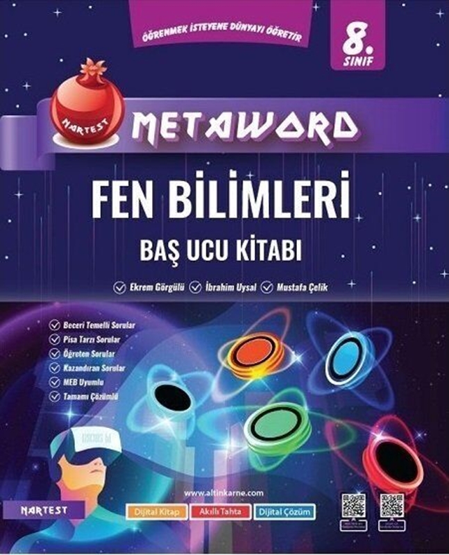 resm Nartest Yayınları 8. Sınıf Fen Bilimleri Metaword Baş Ucu Kitabı