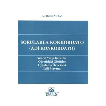 Resim Sorularla Konkordato (Adi Konkodato)
