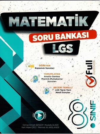 Resim Full Matematik Yayınları 8. Sınıf LGS Matematik Soru Bankası