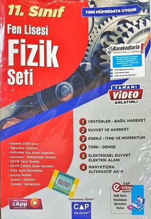 Resim Çap Yayınları 11. Sınıf Fen Lisesi Fizik Seti