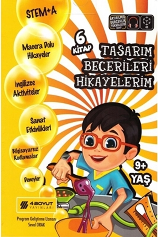 resm 4 Boyut Tasarı Becerileri Hikayelerim Seti 3 ve 4. Sınıflar