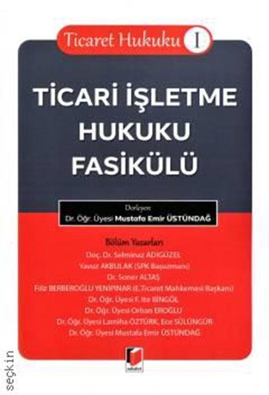 resm Ticaret Hukuku I
Ticari İşletme Hukuku Fasikülü