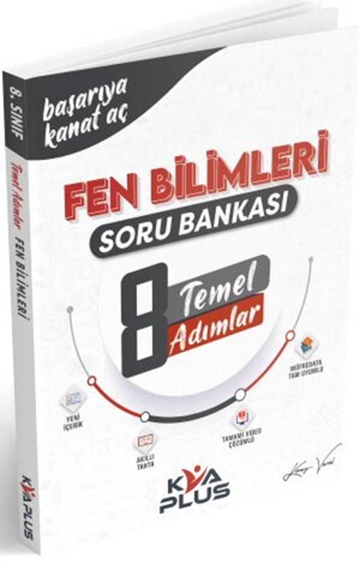 resm KVA Yayınları 8. Sınıf LGS Fen Bilimleri Temel Adımlar Soru Bankası