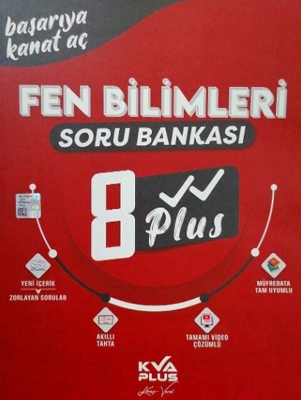 resm KVA Yayınları 8. Sınıf LGS Fen Bilimleri Plus Serisi Soru Bankası