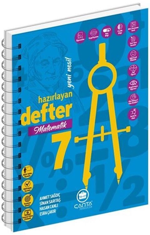 resm Çanta Yayınları 7.Sınıf Matematik Okula Yardımcı Hazırlayan Defter