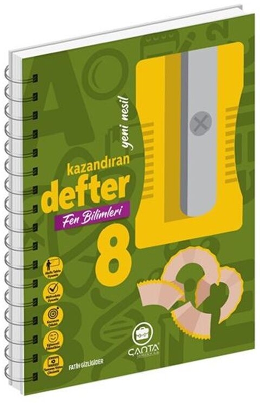 resm Çanta Yayınları 8.Sınıf Fen Bilimleri Okula Yardımcı Kazandıran Defter