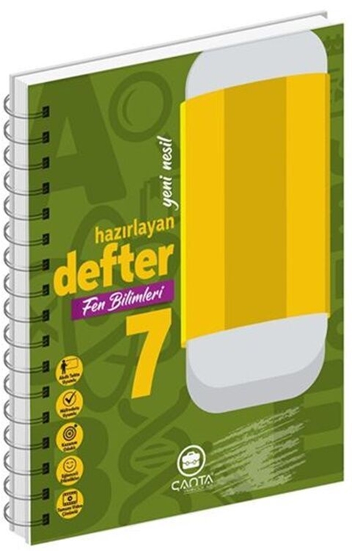 resm Çanta Yayınları 7.Sınıf Fen Bilimleri Okula Yardımcı Hazırlayan Defter