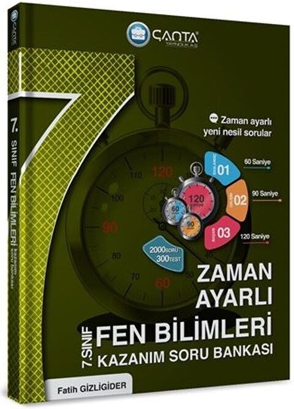 resm Çanta Yayınları 7. Sınıf Fen Bilimleri Zaman Ayarlı Kazanım Soru Bankası