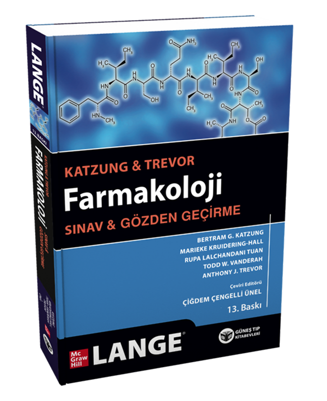 resm Katzung & Trevor Farmakoloji Sınav ve Gözden Geçirme (13. Baskı)