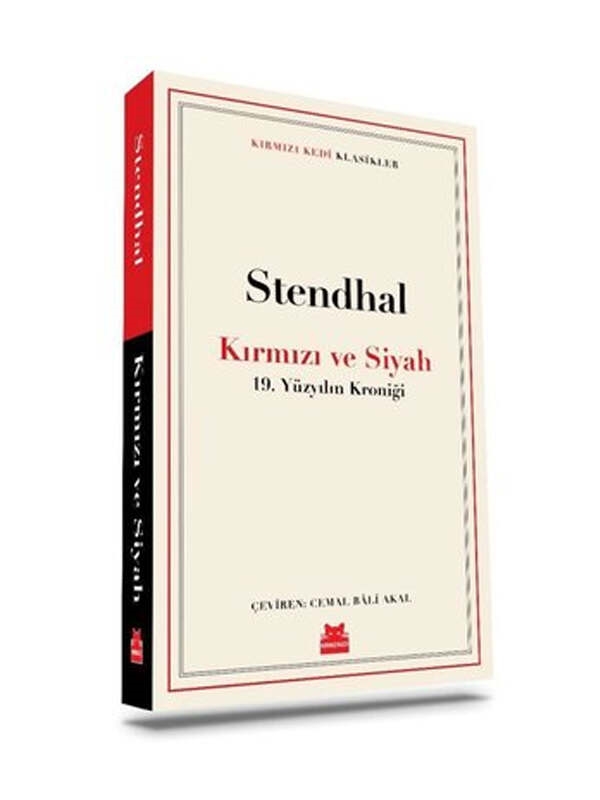 resm Kırmızı Kedi Yayınları Kırmızı ve Siyah - 19.Yüzyılın Kroniği - Kırmızı Kedi Klasikler