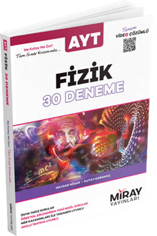 resm Miray Yayınları AYT Fizik 30 Deneme